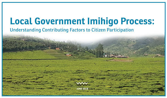 Local Government Imihigo Process Research